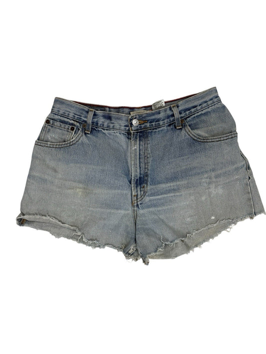Levi's Blue Cut-Off Shorts 32W