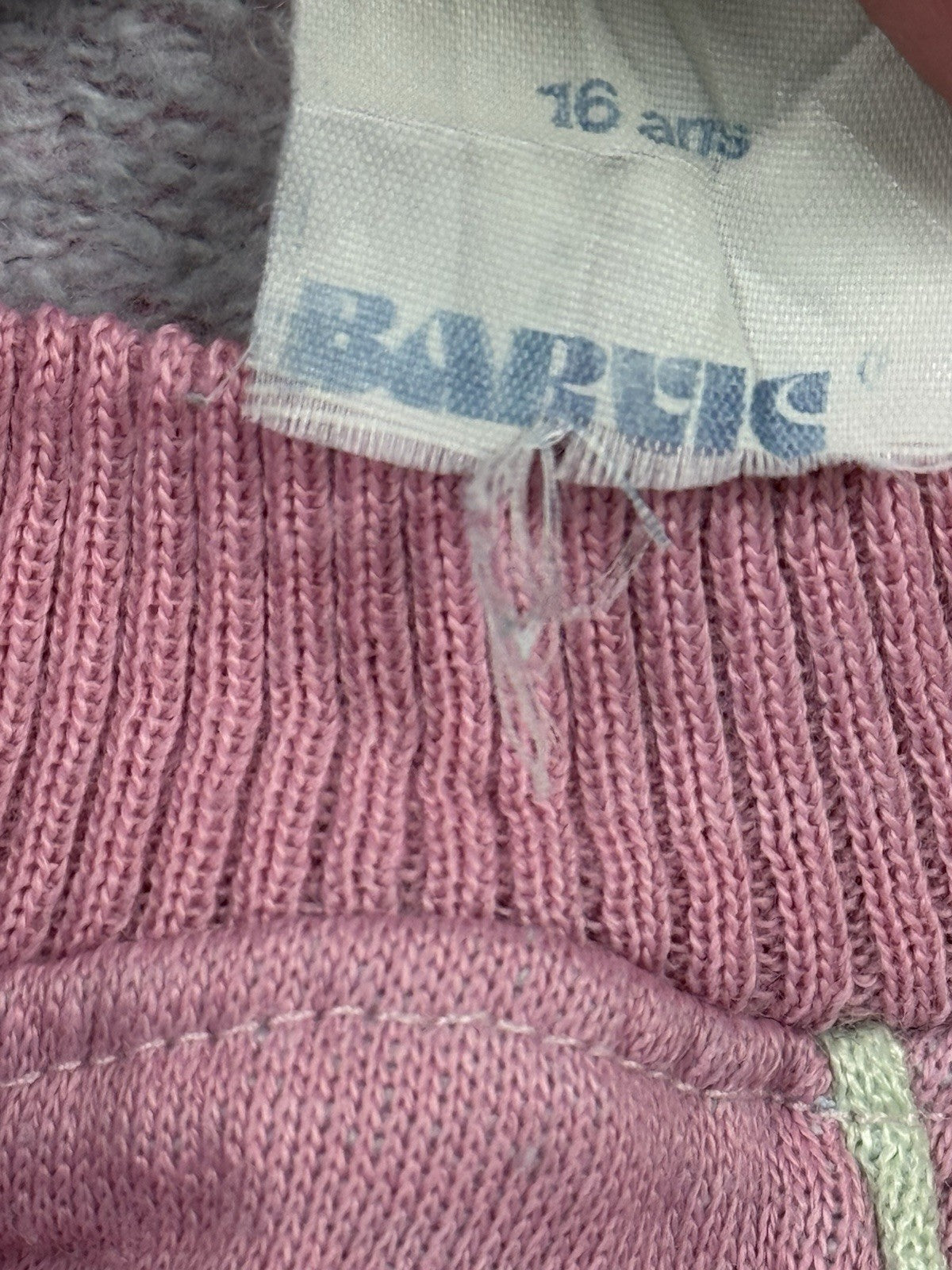 Vintage 80's 90's Neon Pink Golf Jumper Small/Medium