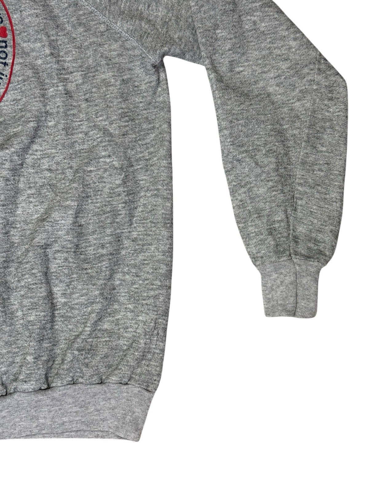 Lake Erie Vintage Funny Print Grey Jumper XL