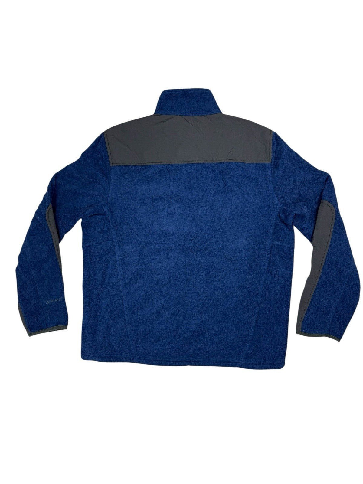 LL Bean Blue Polartec Fleece Zip Jacket Medium