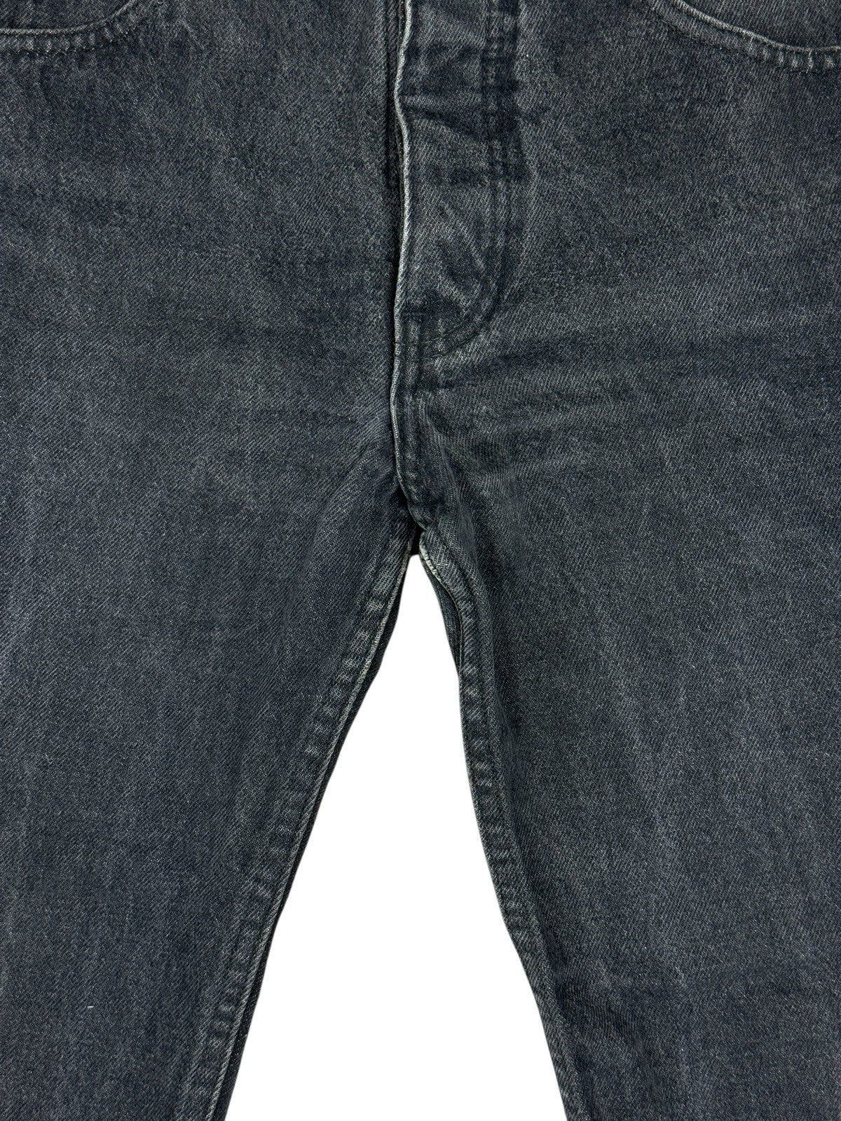 Levi's Grey Denim Tapered Jeans 28W 25L