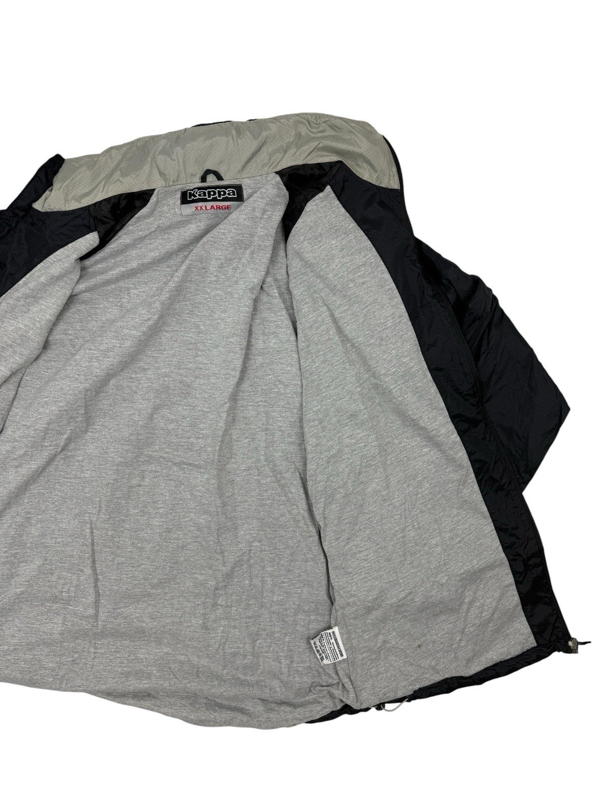 Kappa Black Retro Zip Jacket XXL