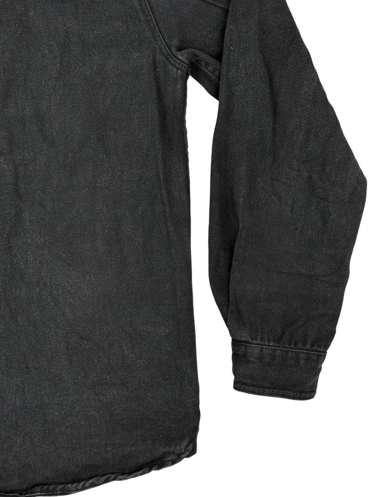 Lee Black Denim Shirt Jacket Large