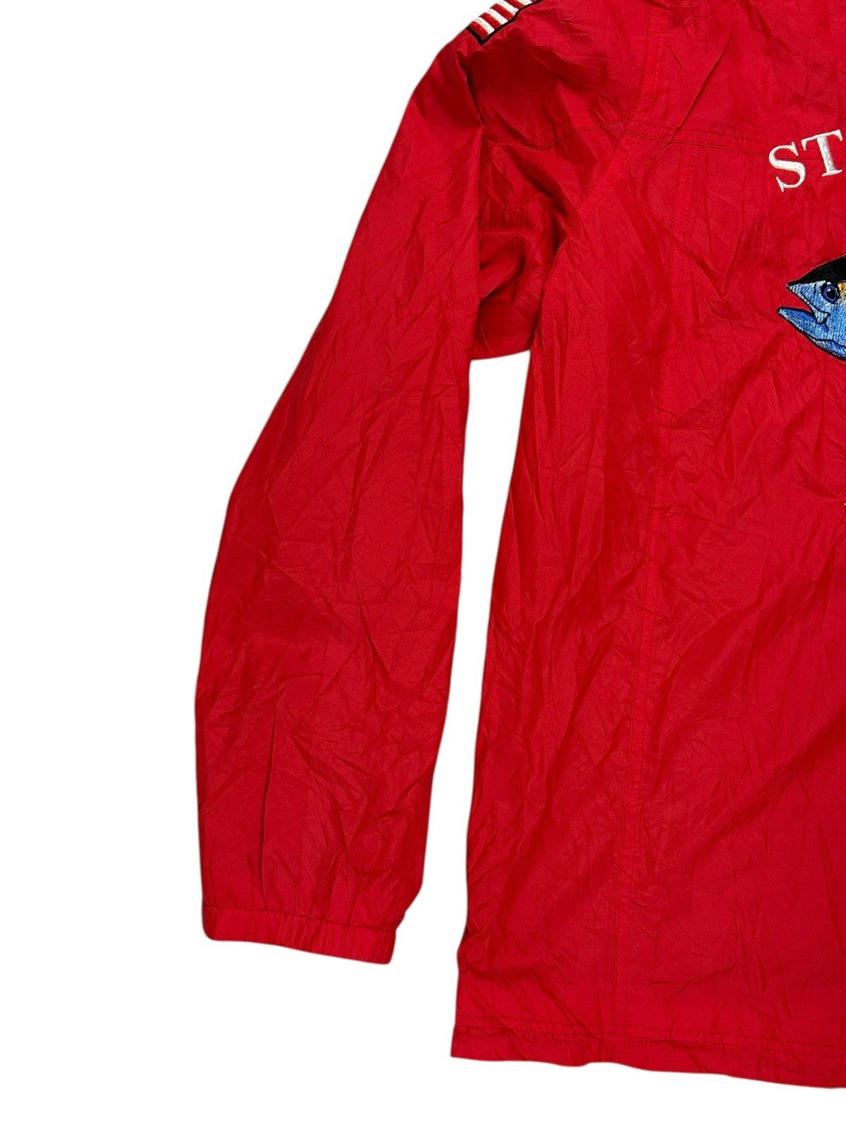 LL Bean Red Zip Jacket Large