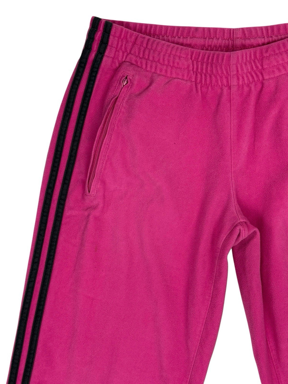 Adidas Pink Velour Retro Tack Pants Size 12