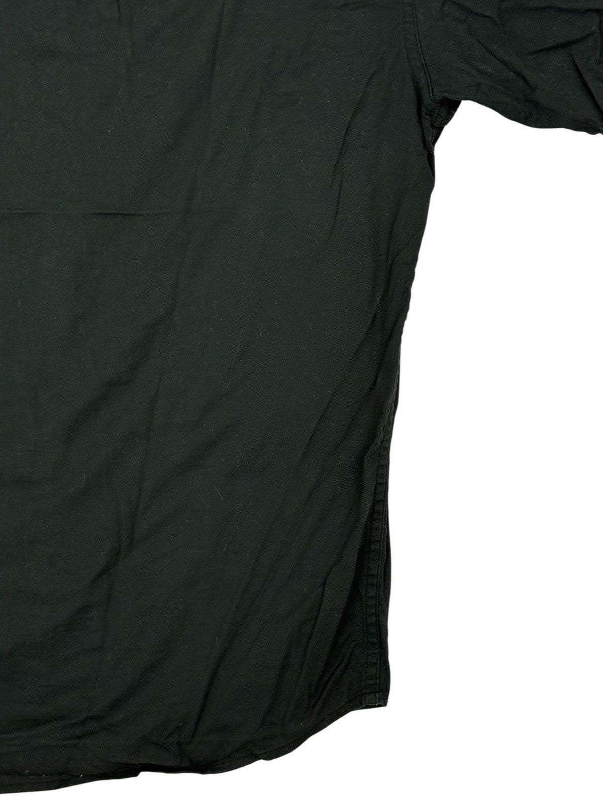 Wrangler Black Flex Comfort Short Sleeve Collared Shirt Medium