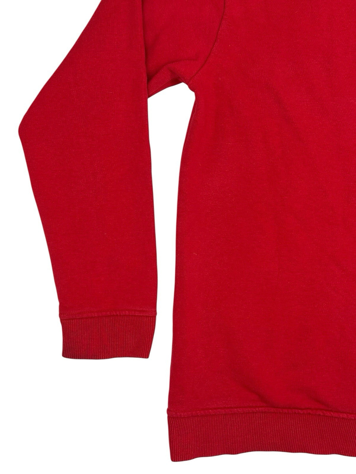 Adidas Red Trefoil Retro Hoodie Large