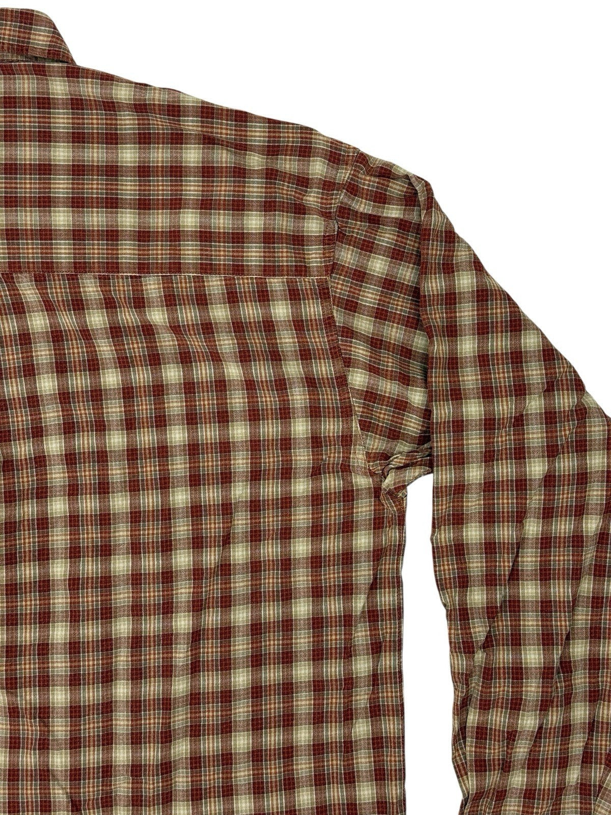Columbia Red Check Cotton Collared Shirt 2XL