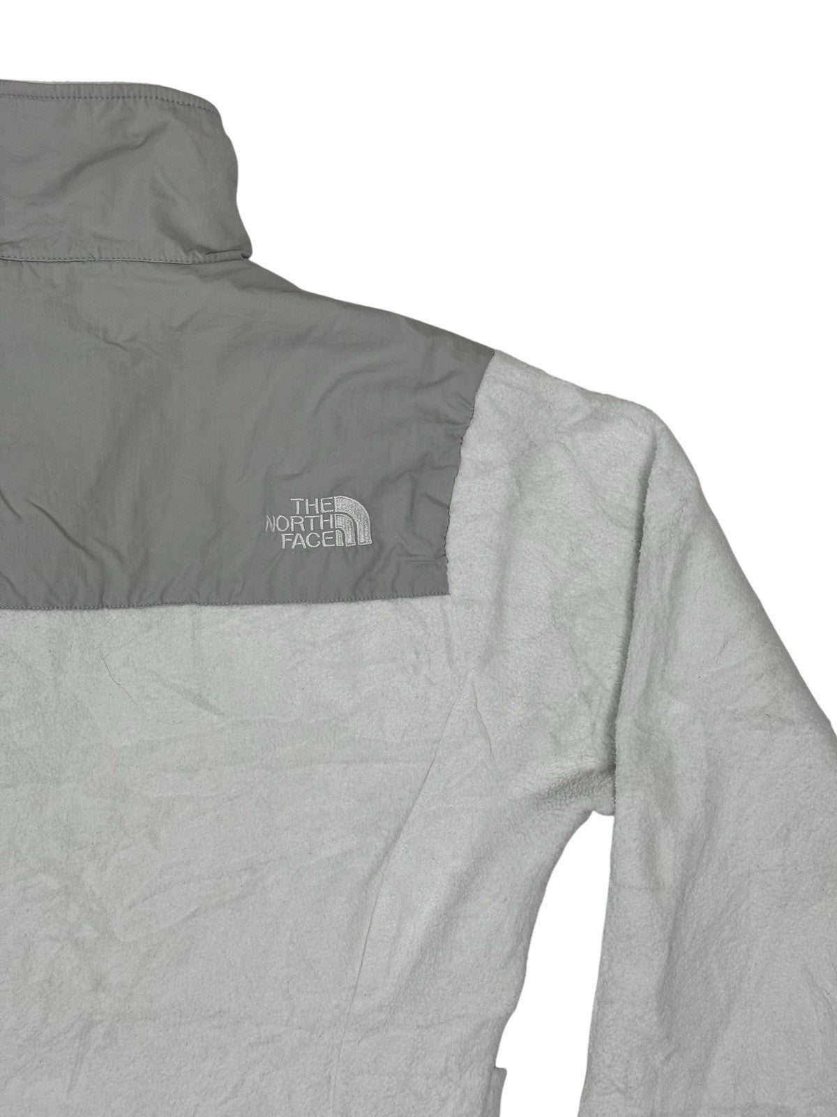 The North Face White Denali Fleece Zip Jacket Women's Small