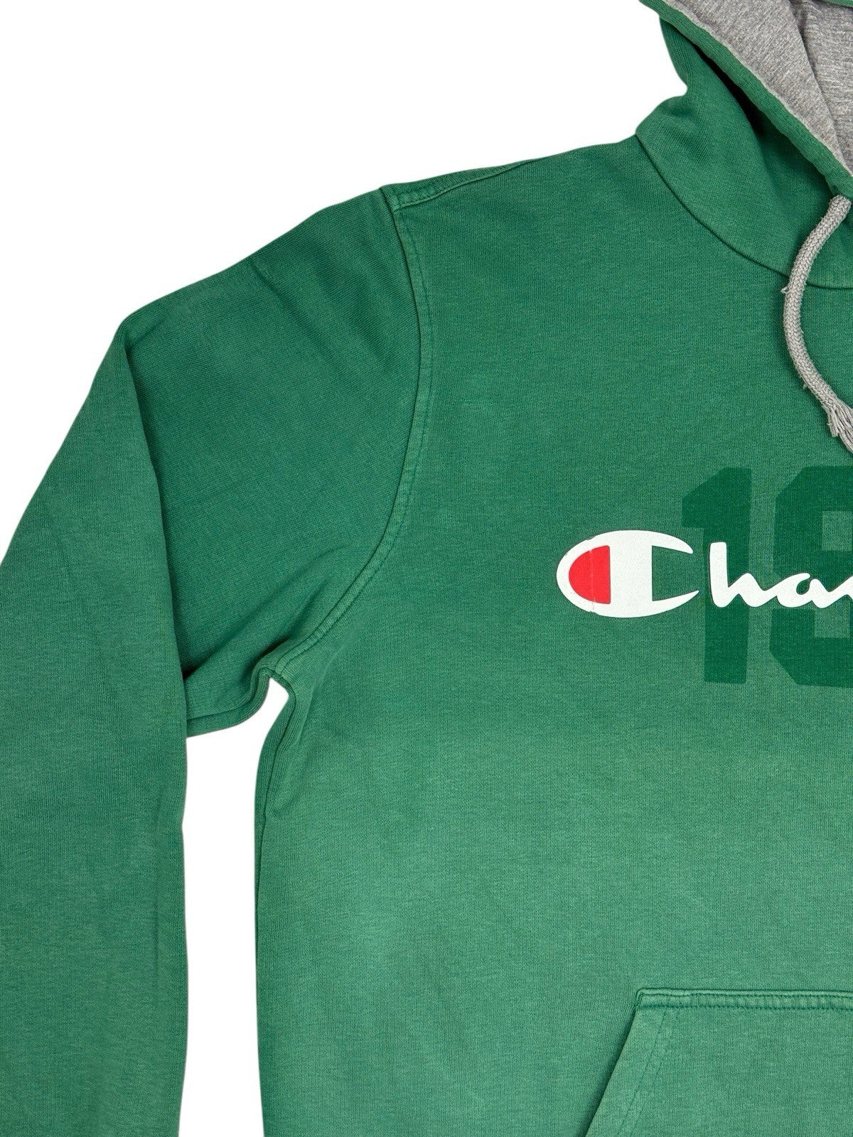 Champion Green Retro 1919 Hoodie Medium