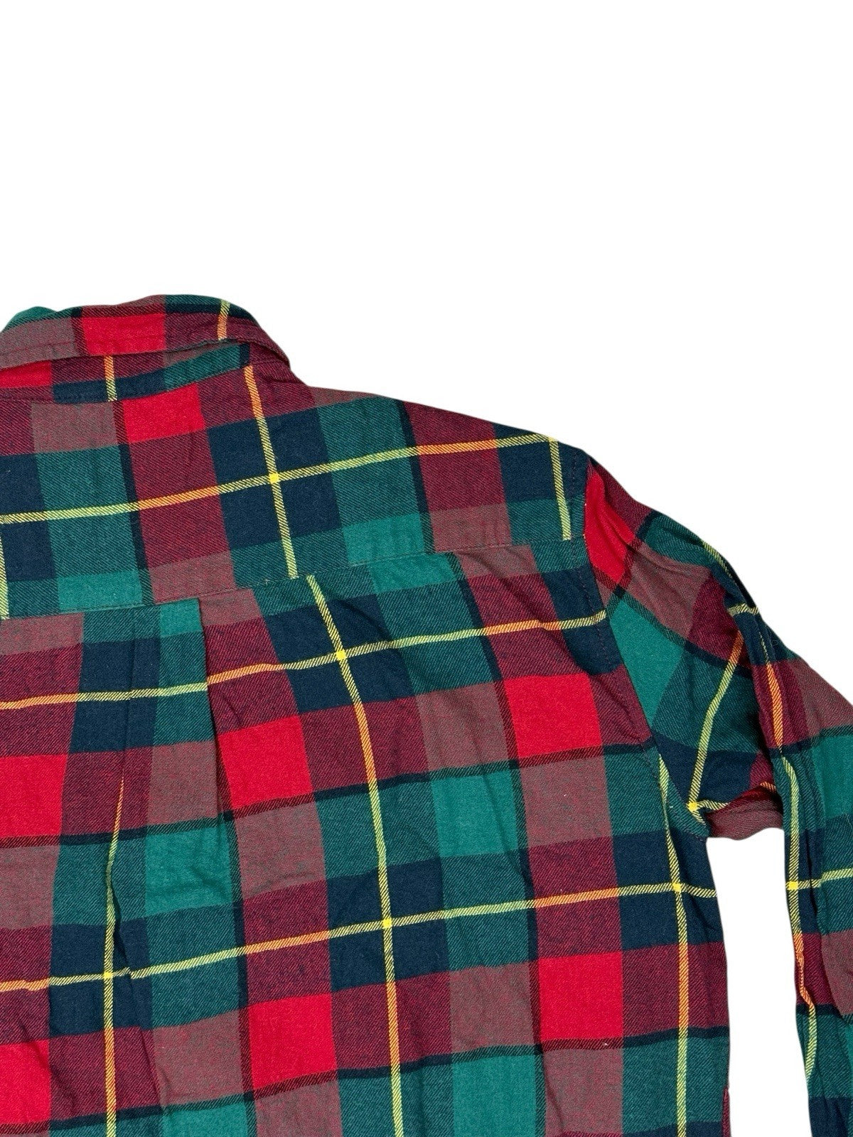 Chaps Multi Brushed Flannel Plaid Shirt Medium