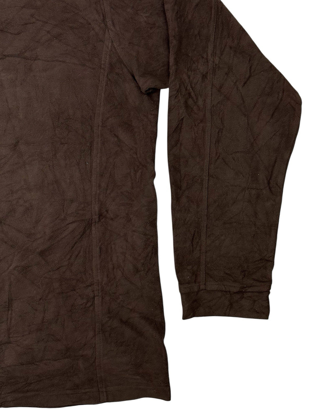 LL Bean Brown 1/4 Zip Fleece Jumper 2XL Tall