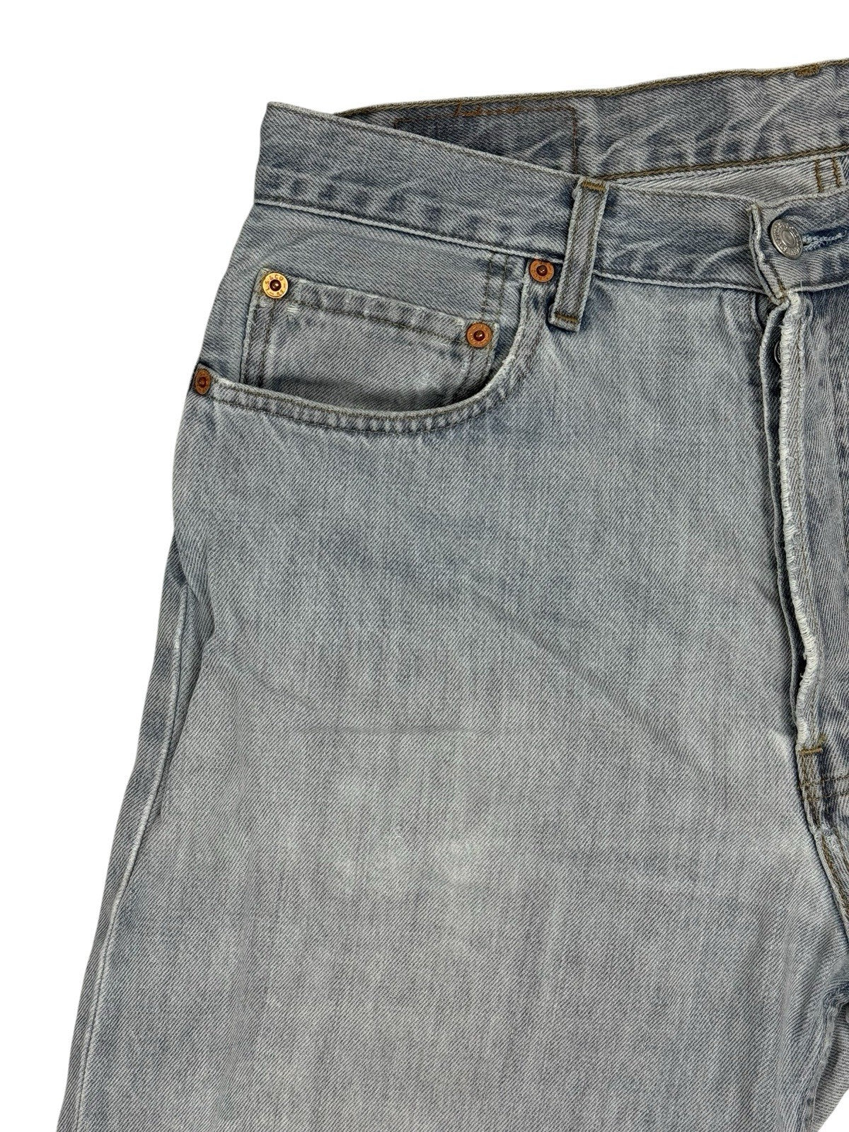 Levi's Blue Cut Off Shorts 34W