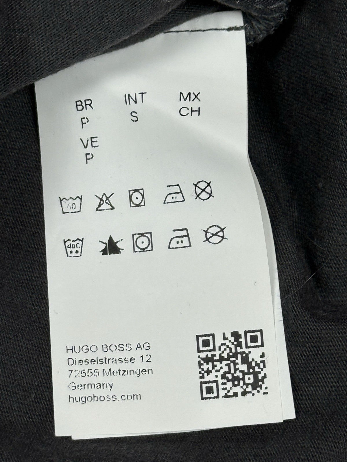 Hugo Boss Grey Top Small