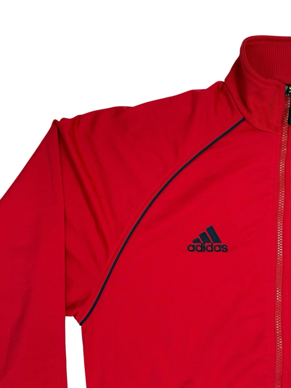 Adidas Retro Red Zip Track Jacket Youth XL