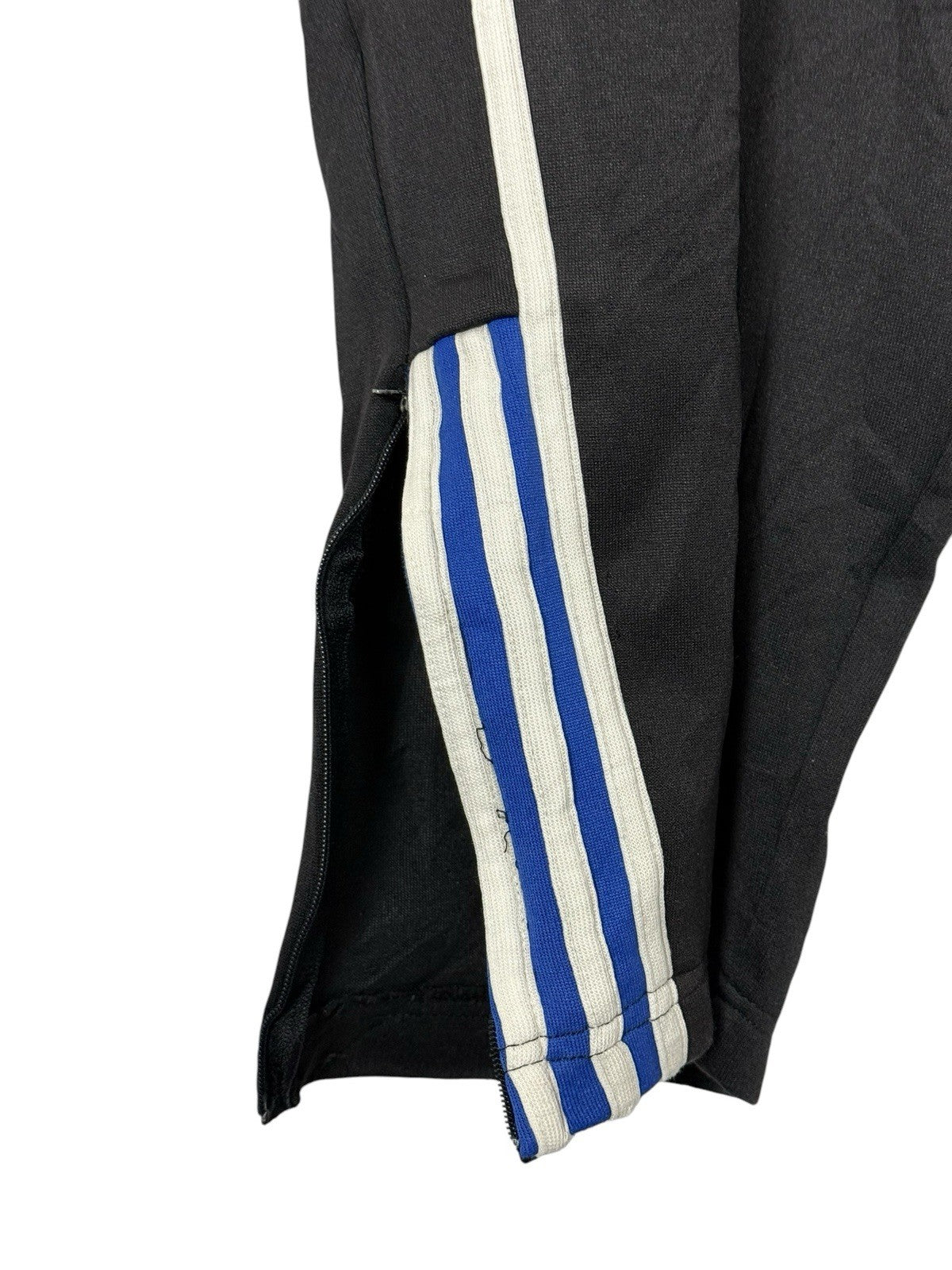 Adidas Vintage Black Polyester Track Trousers 44/46