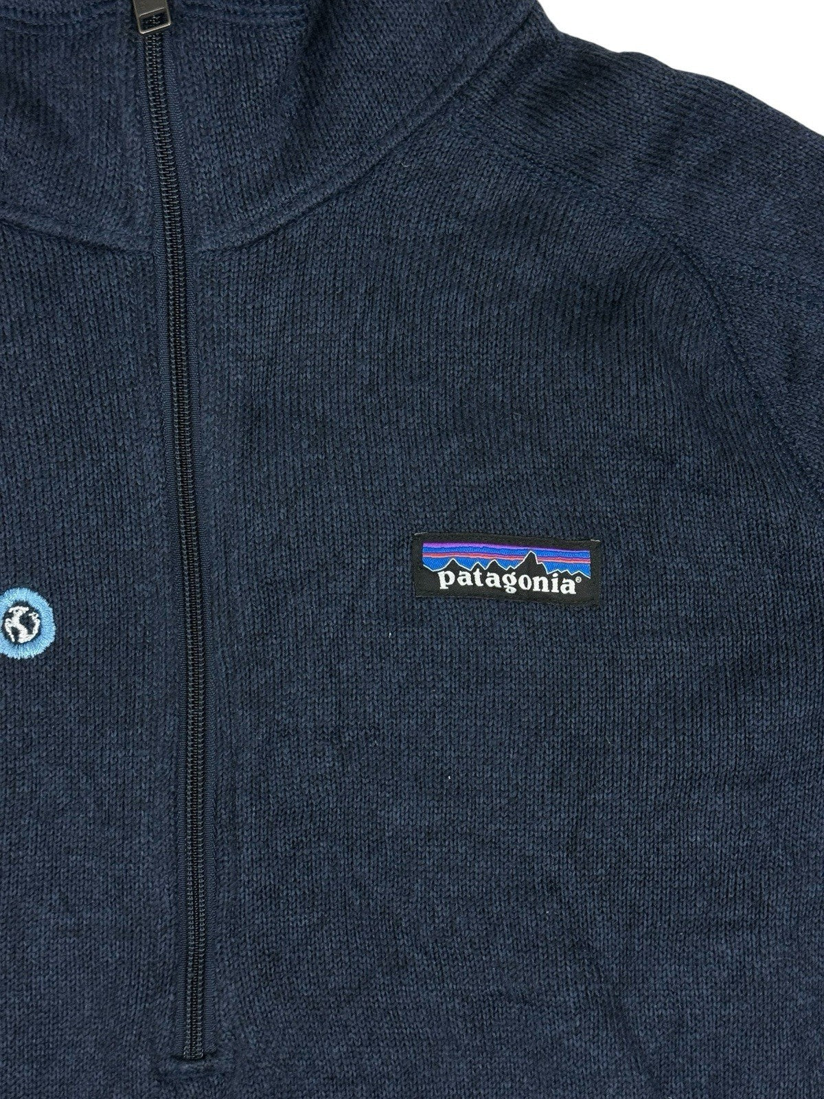 Patagonia Blue Better Sweater Quarter Zip Fleece Jumper Medium