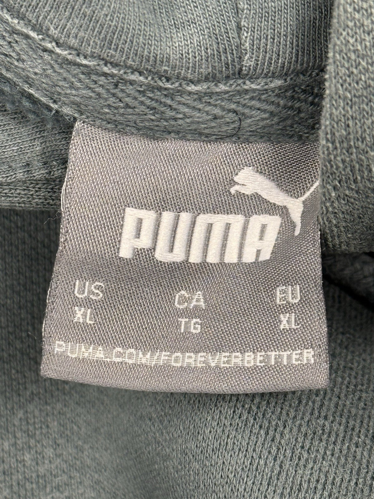 Puma Green Big Logo Hoodie XL