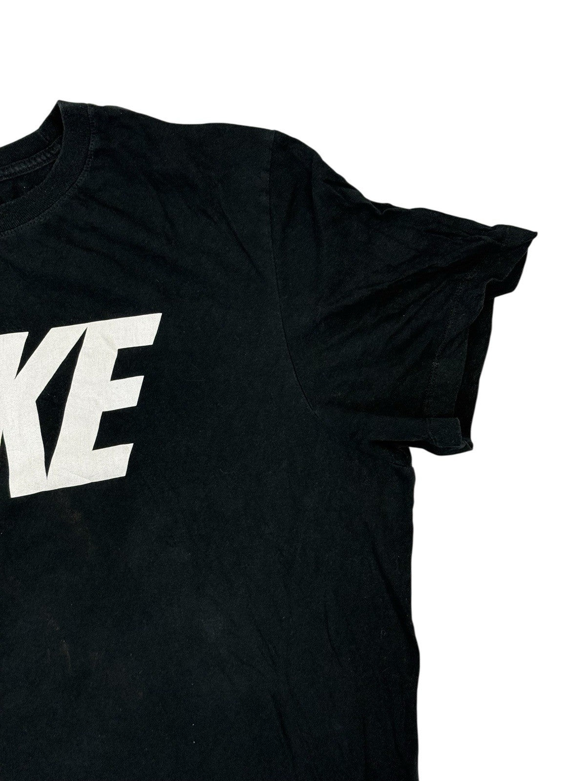 Retro Nike Black Big Logo Top 2XL