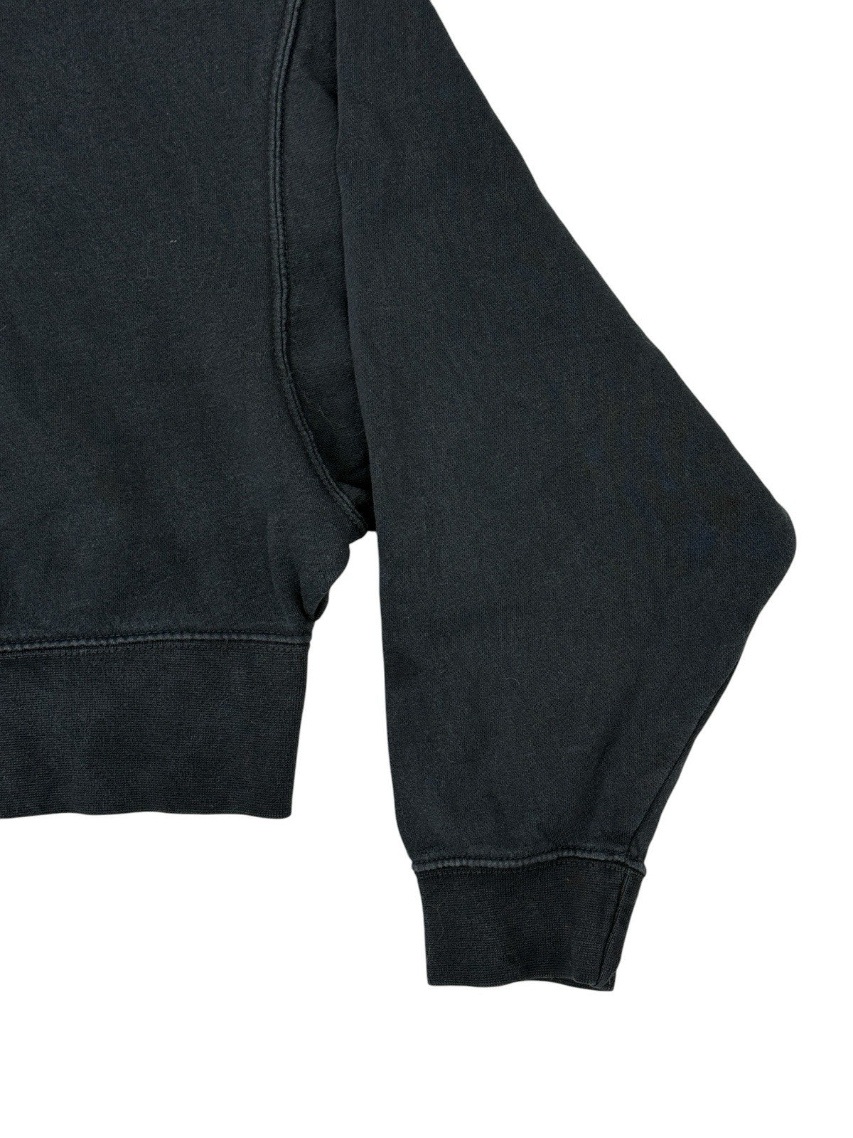 Nike Black Cropped Zip Hoodie Jacket XS