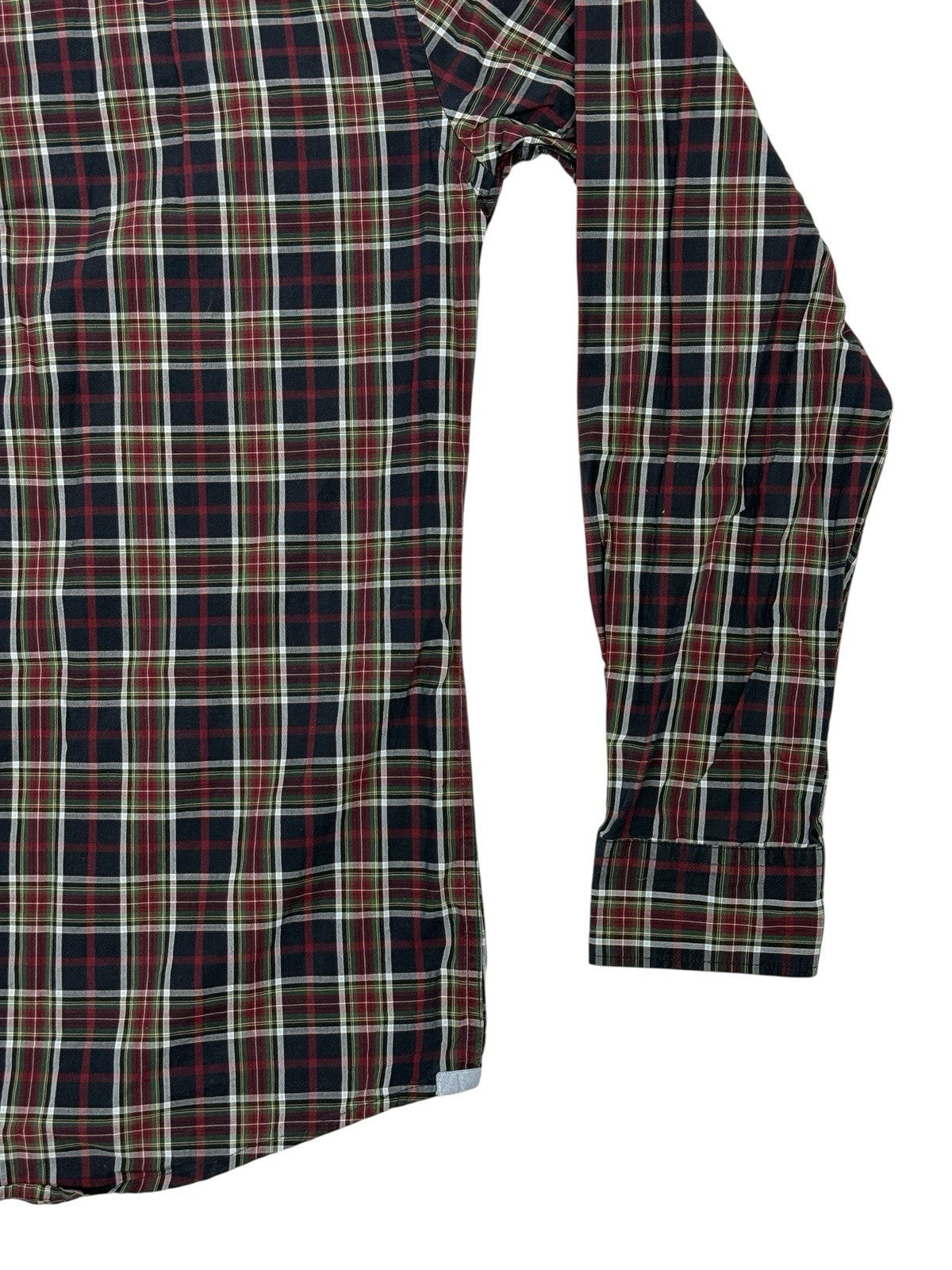 Dockers Multicoloured Plaid Cotton Collared Shirt Medium