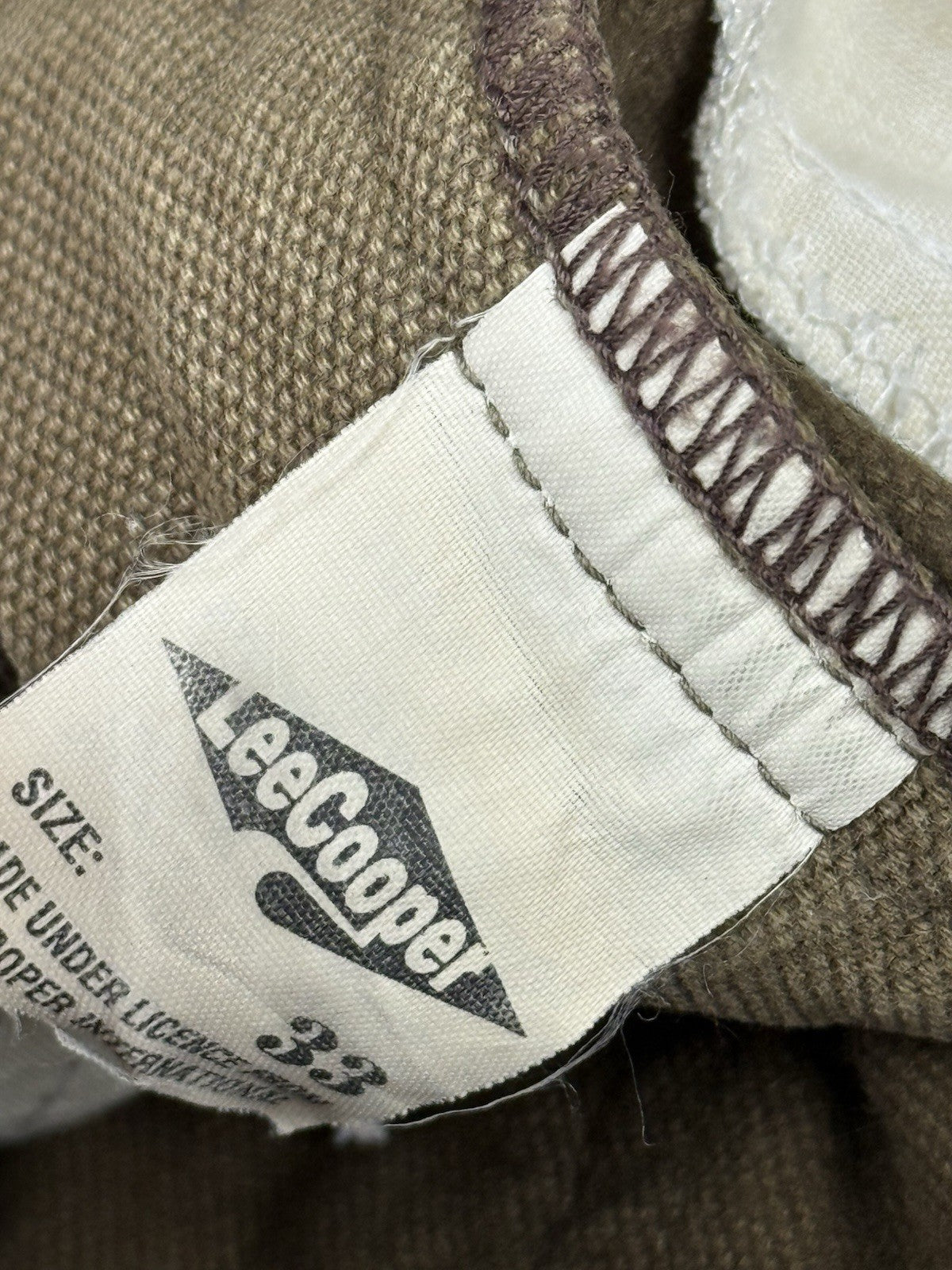 Lee Cooper Brown Denim Jeans 30W 33L