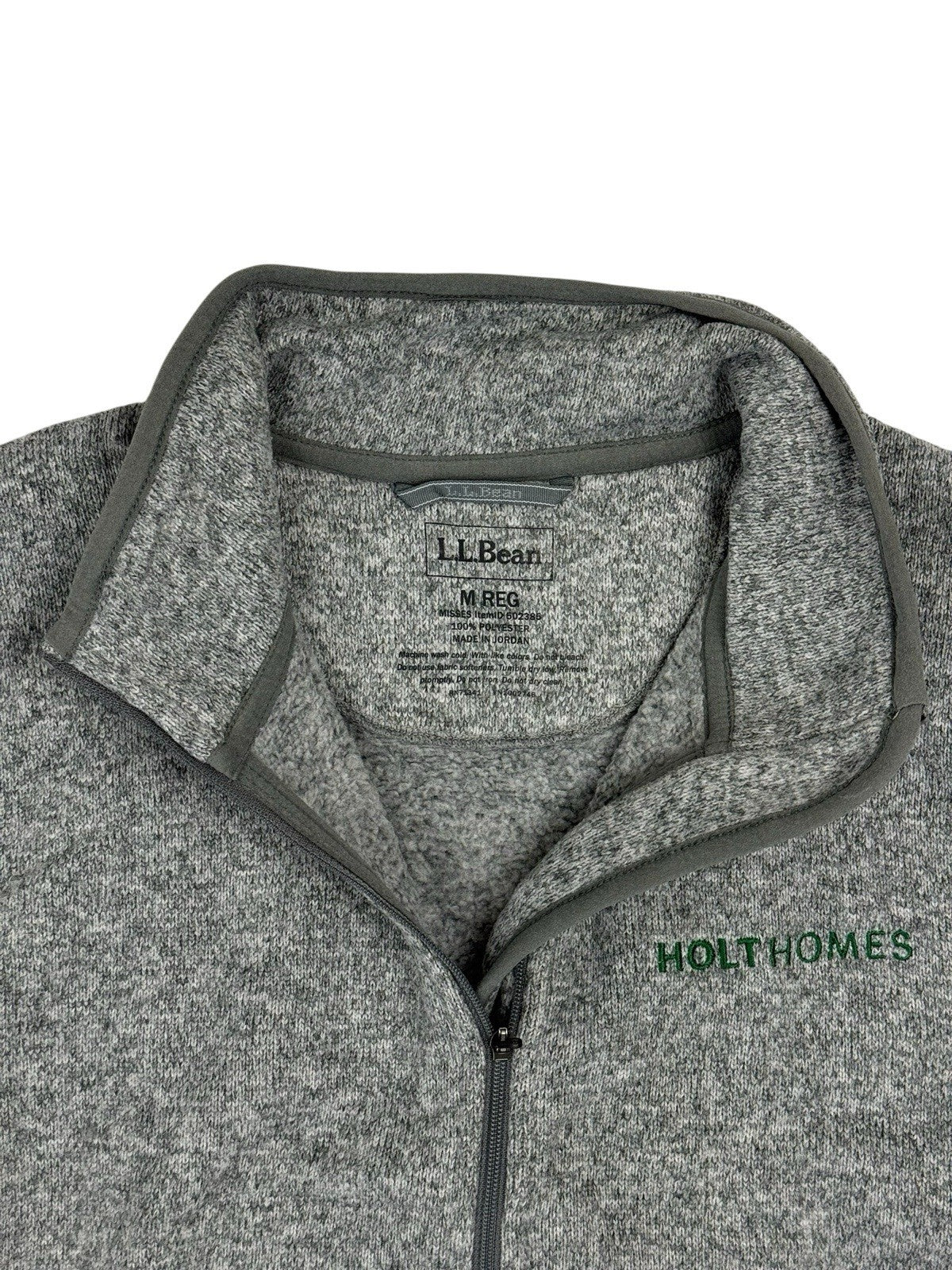 LL Bean Grey Zip Gillet Bodywarmer Medium
