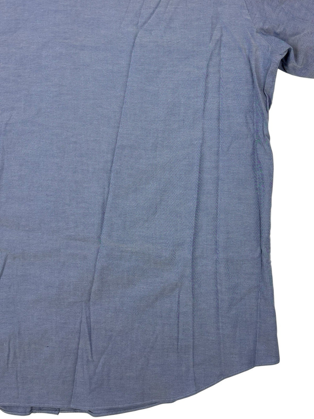 Tommy Hilfiger Blue Regular Fit Short Sleeve Collared Shirt Large