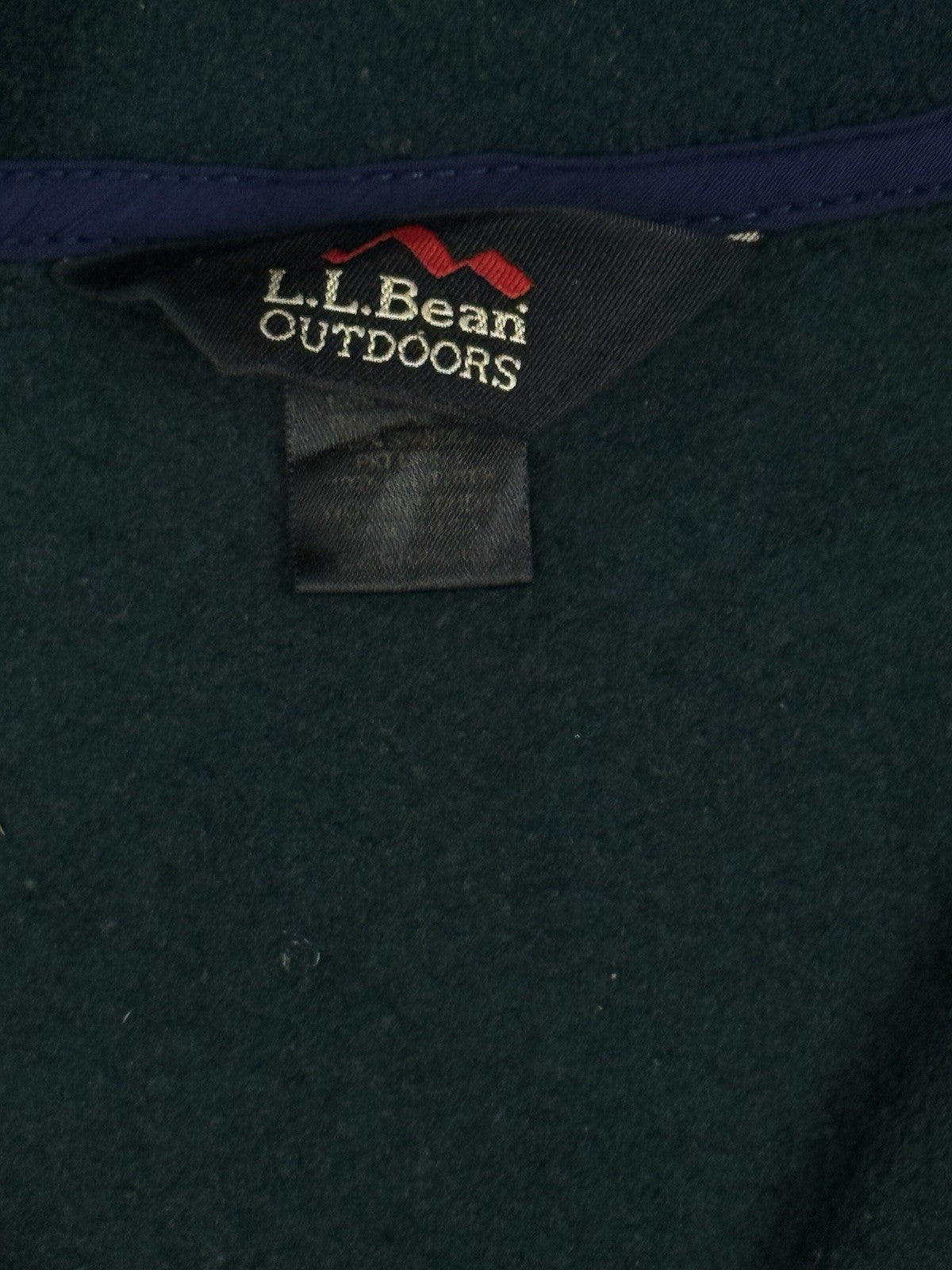 LL Bean Green Micro Pile Fleece Gillet Bodywarmer XL