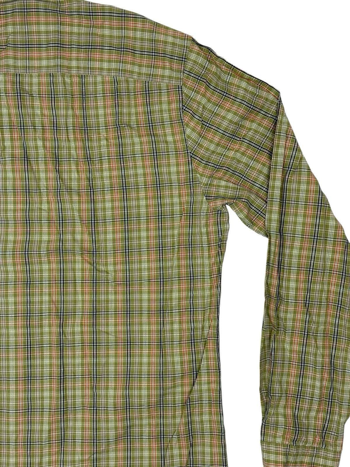 Dockers Green Plaid Collared Shirt XL