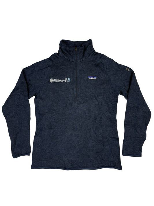 Patagonia Blue Better Sweater Quarter Zip Fleece Jumper Medium