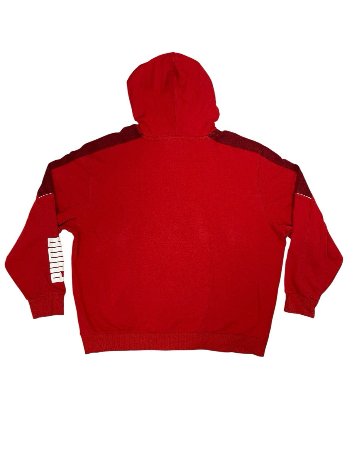 Puma Red Pullover Printed Logo Hoodie 2XL