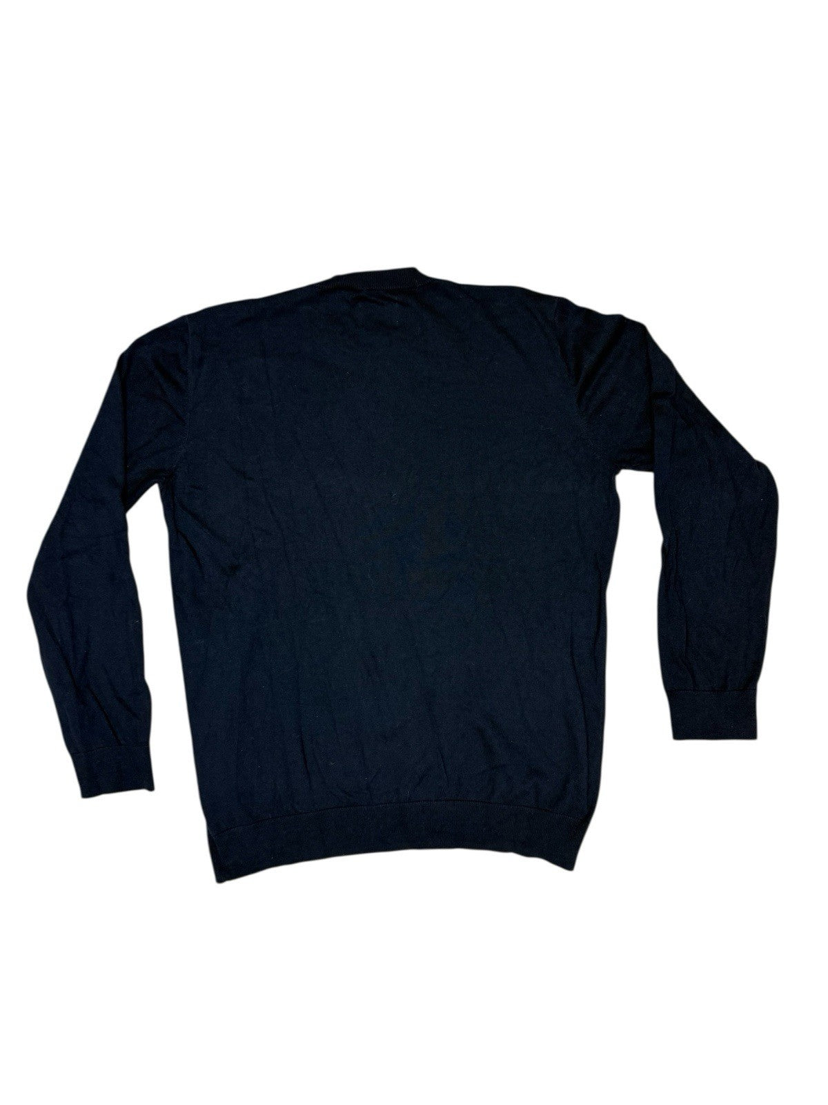 Peter Werth Blue Cotton Bailey Jumper Medium