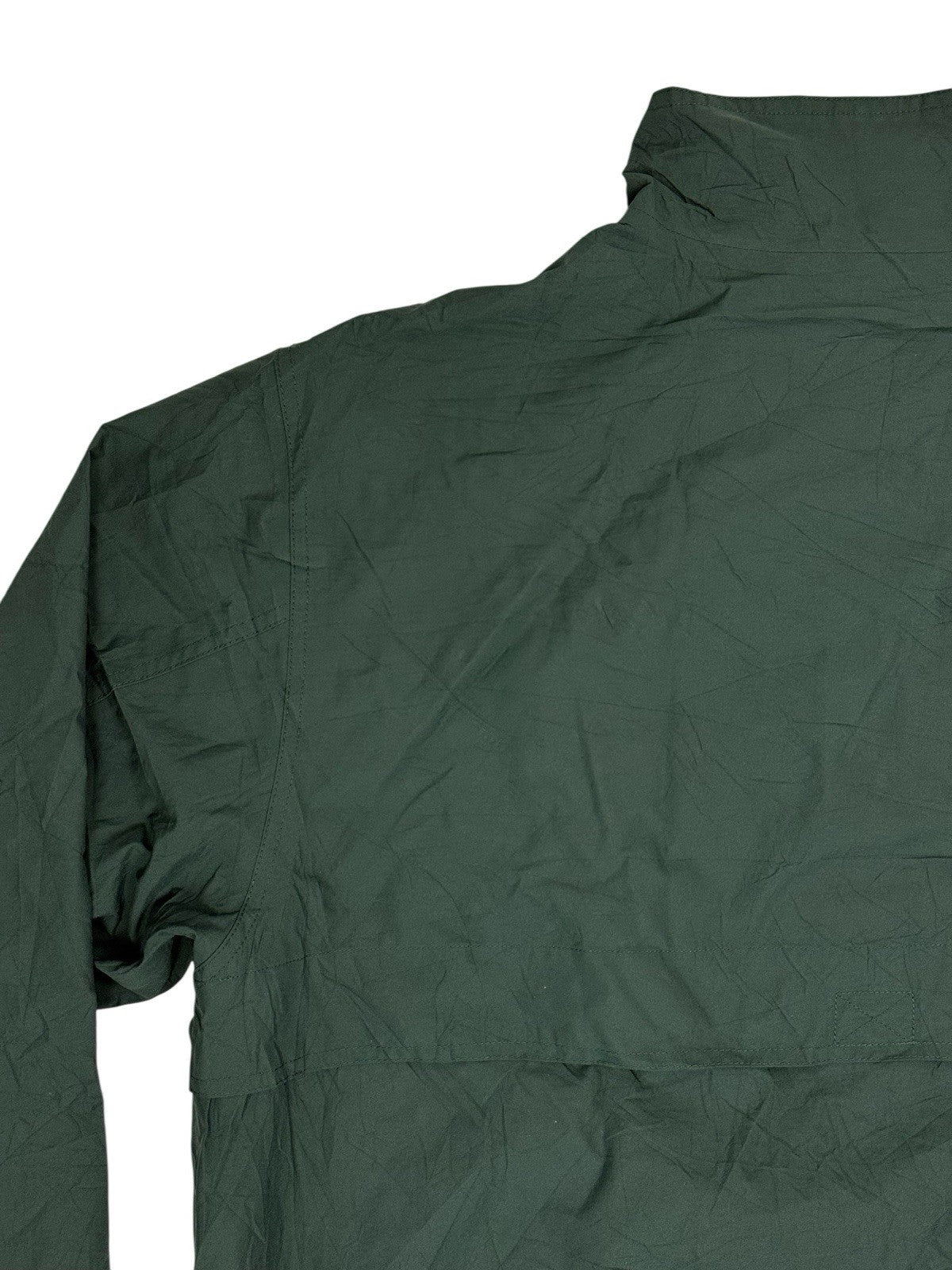LL Bean Green Retro Zip Windbreaker Jacket XL