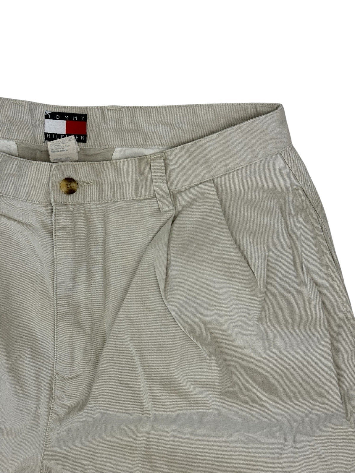 Tommy Hilfiger Retro Beige Chino Shorts 34W