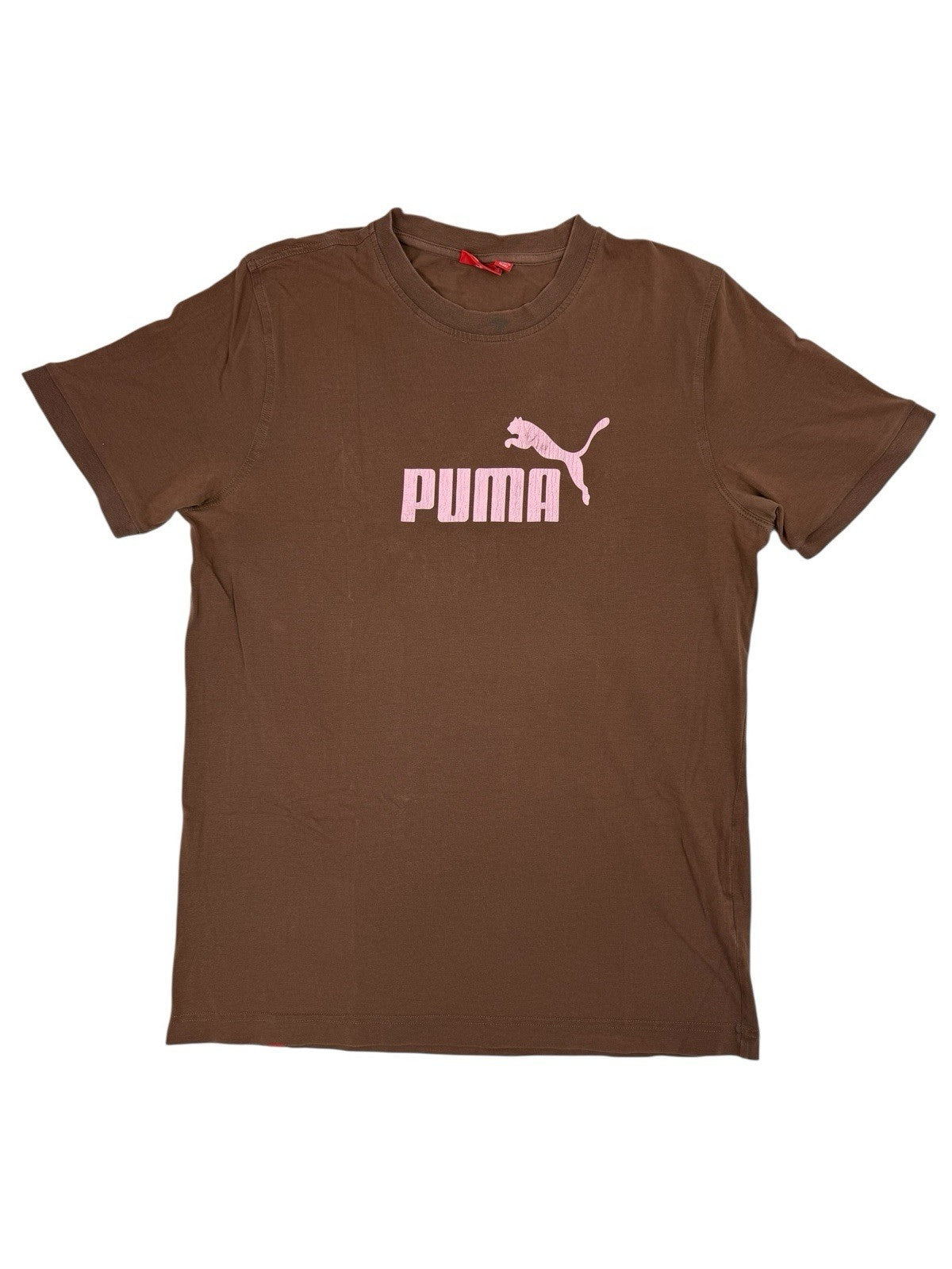Puma Brown Cotton Blend Top Medium