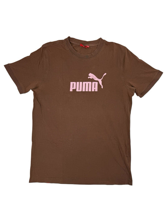 Puma Brown Cotton Blend Top Medium
