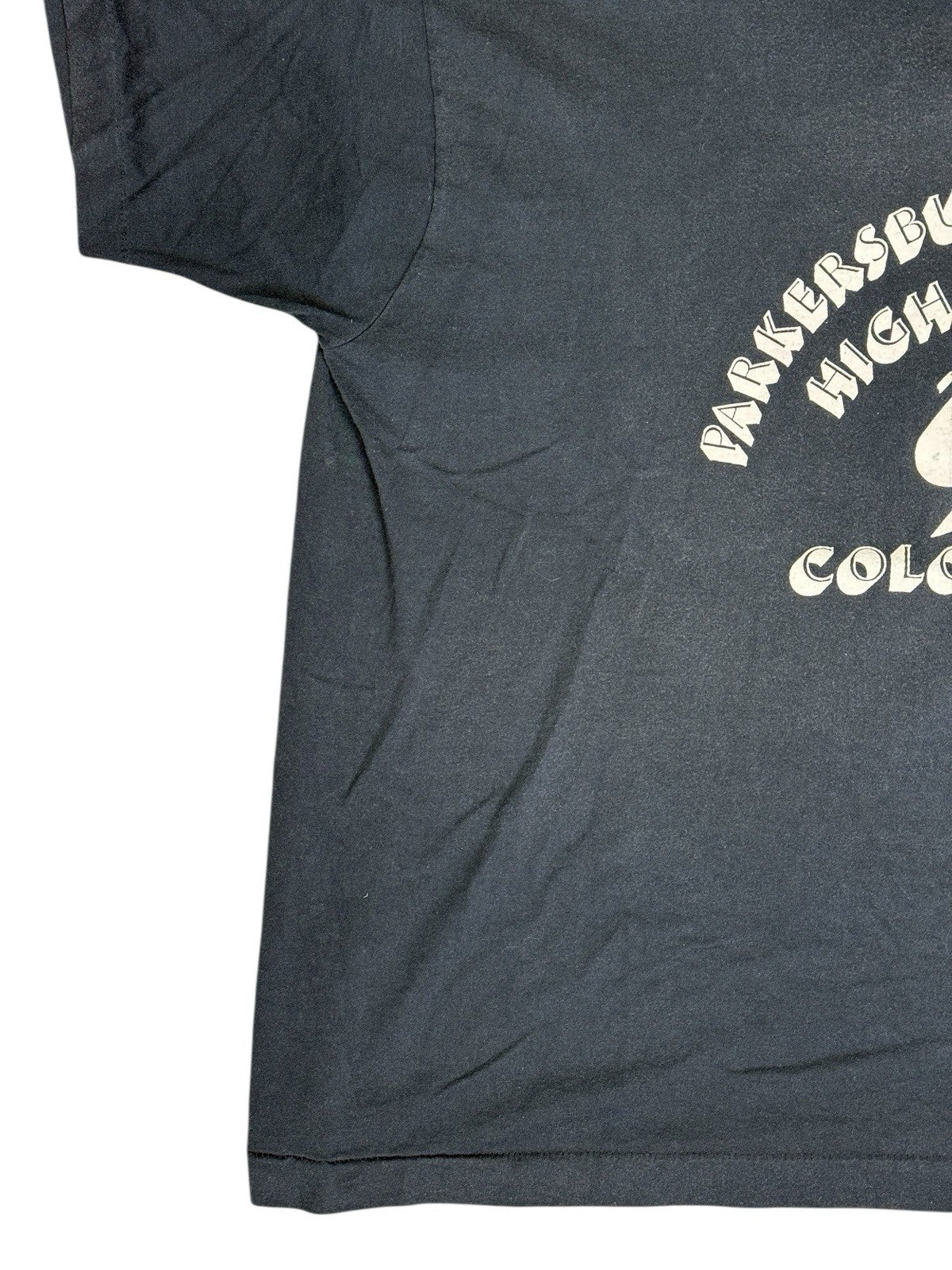Screen Stars Black Vintage Parkersburg 91 Top 2XL