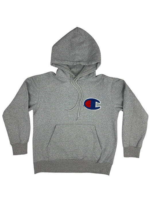 Champion Grey Retro Japanese Line Hoodie XL