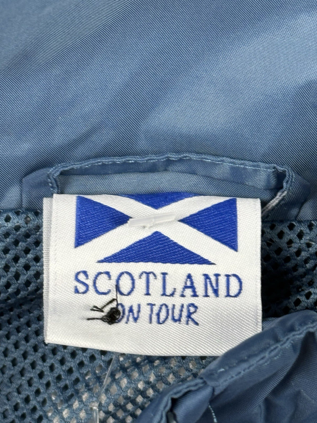 Scotland Rugby Championship 2013 Blue Zip Rain Jacket Medium