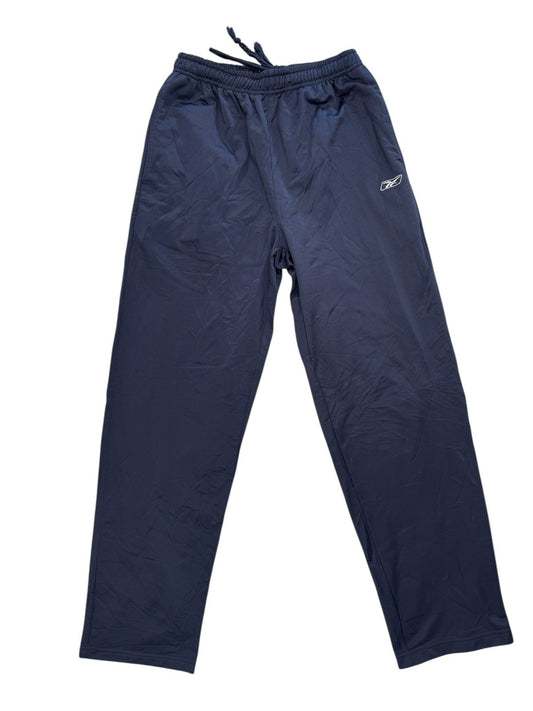 Reebok Blue Polyester Track Trousers Medium