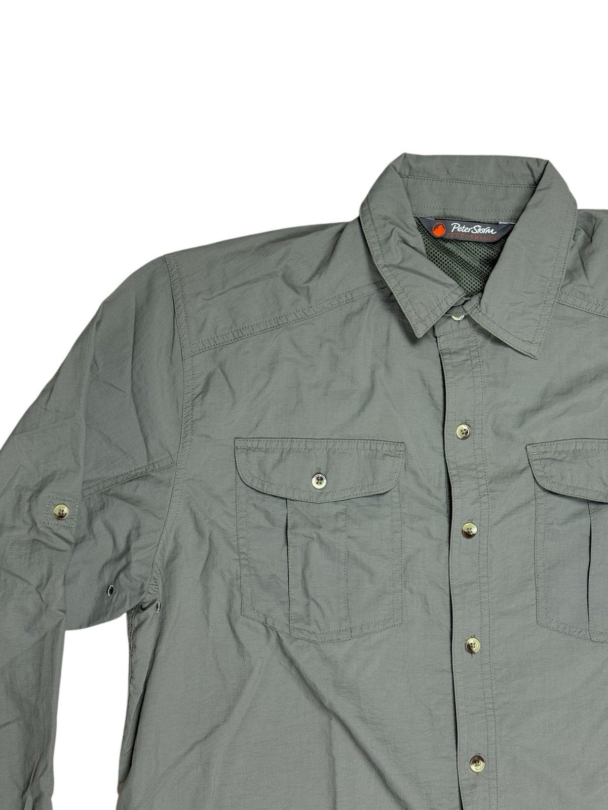 Peter Storm Green Nylon Shirt Large