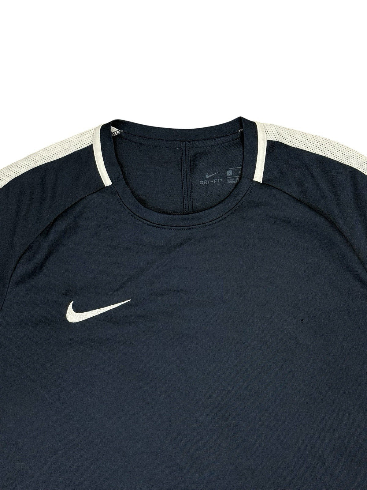 Nike Blue Dri Fit Polyester Mesh Top Large