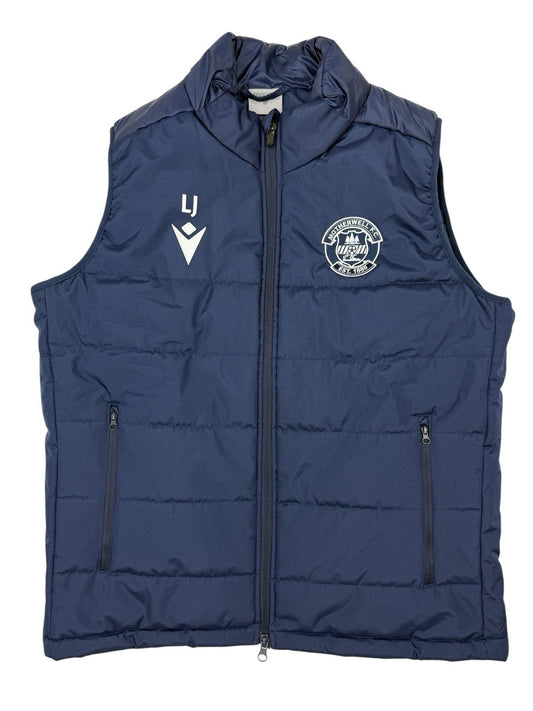 Motherwell FC Blue Puffer Gilet Medium