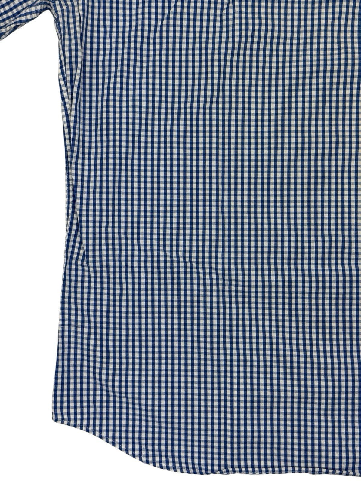 Tommy Hilfiger Blue Check Short Sleeve Shirt Large