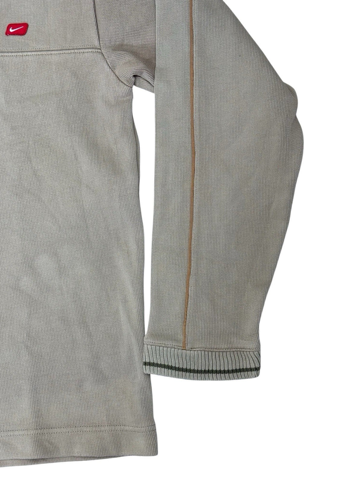 Nike Beige 1/4 Zip Fleece Lined Jumper XL