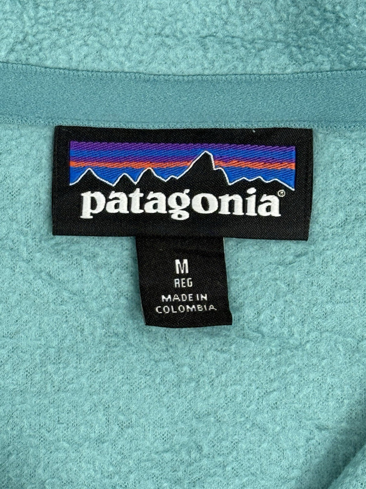 Patagonia Blue Half Zip Micro Fleece Medium