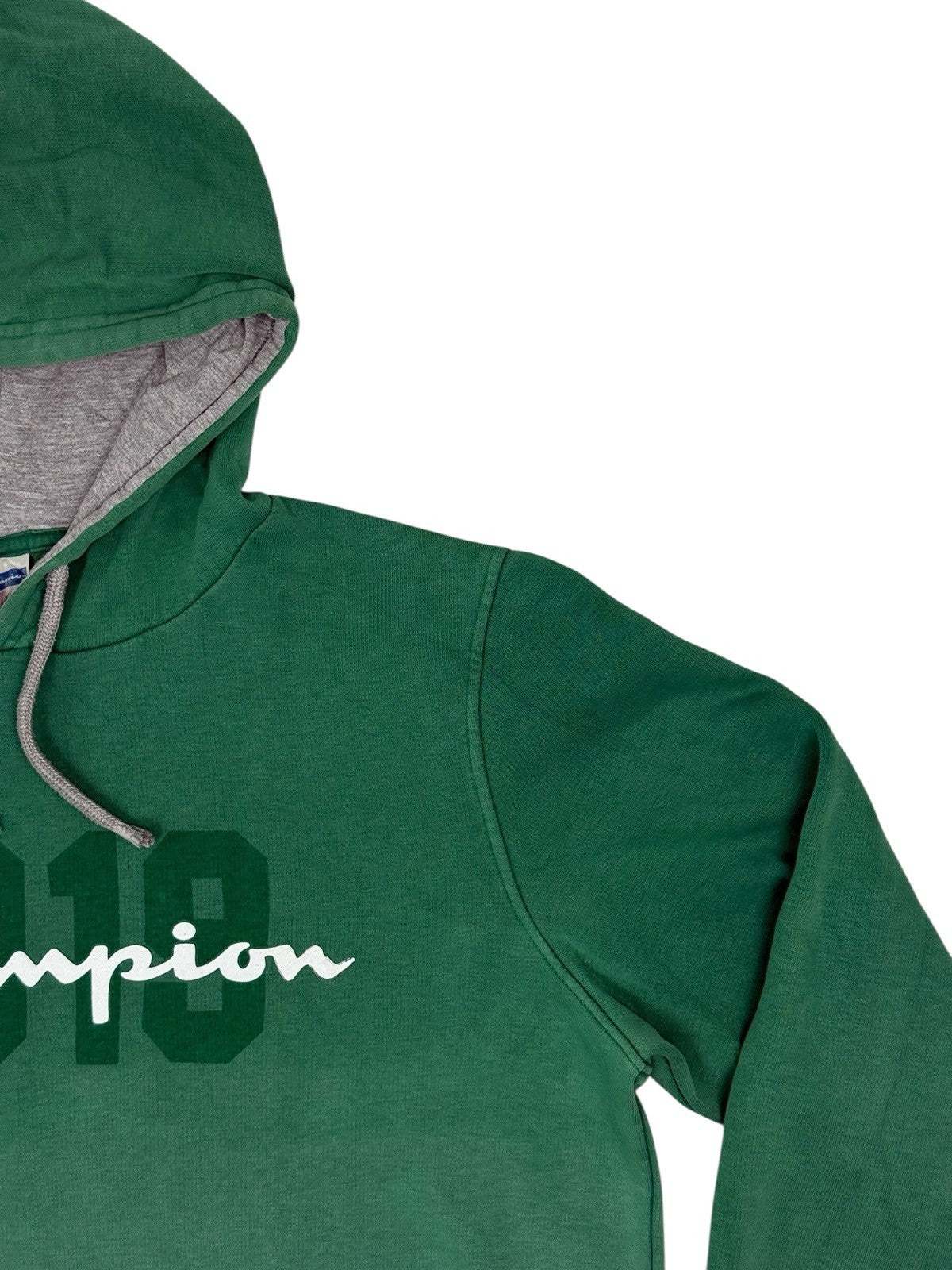Champion Green Retro 1919 Hoodie Medium