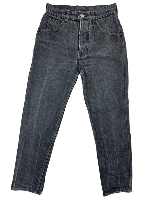 Levi's Grey Denim Tapered Jeans 28W 25L