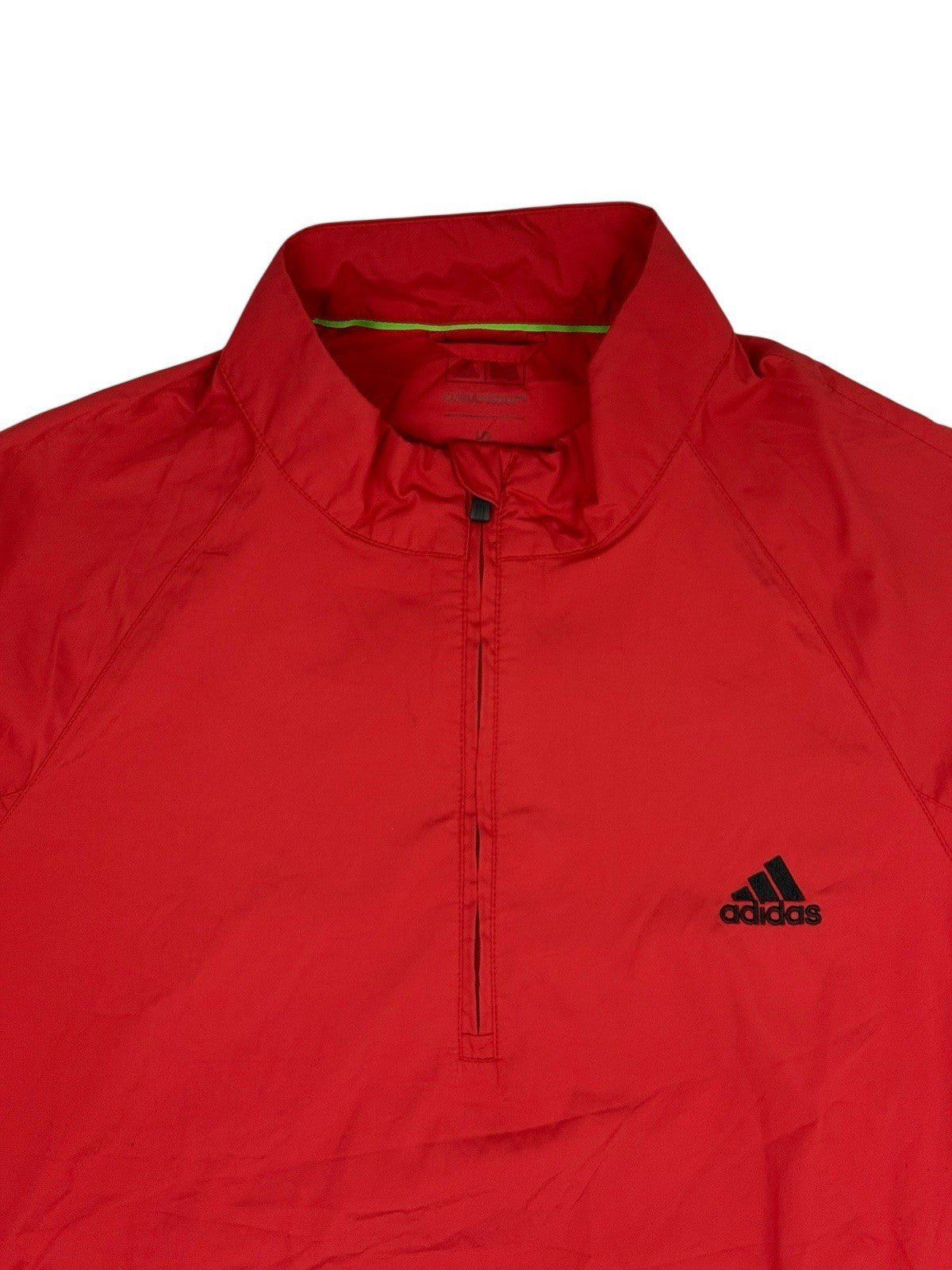 Adidas Retro Red 1/4 Zip Track Jacket Large